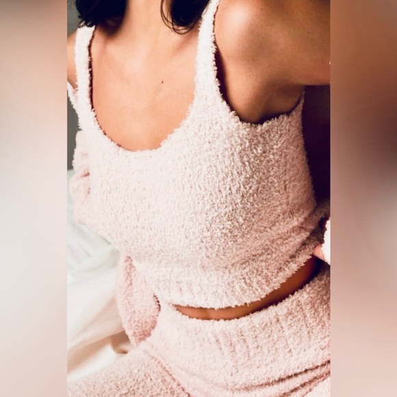 NWT! Skims knit crop top in pale pink size S/M - Picture 1 of 11